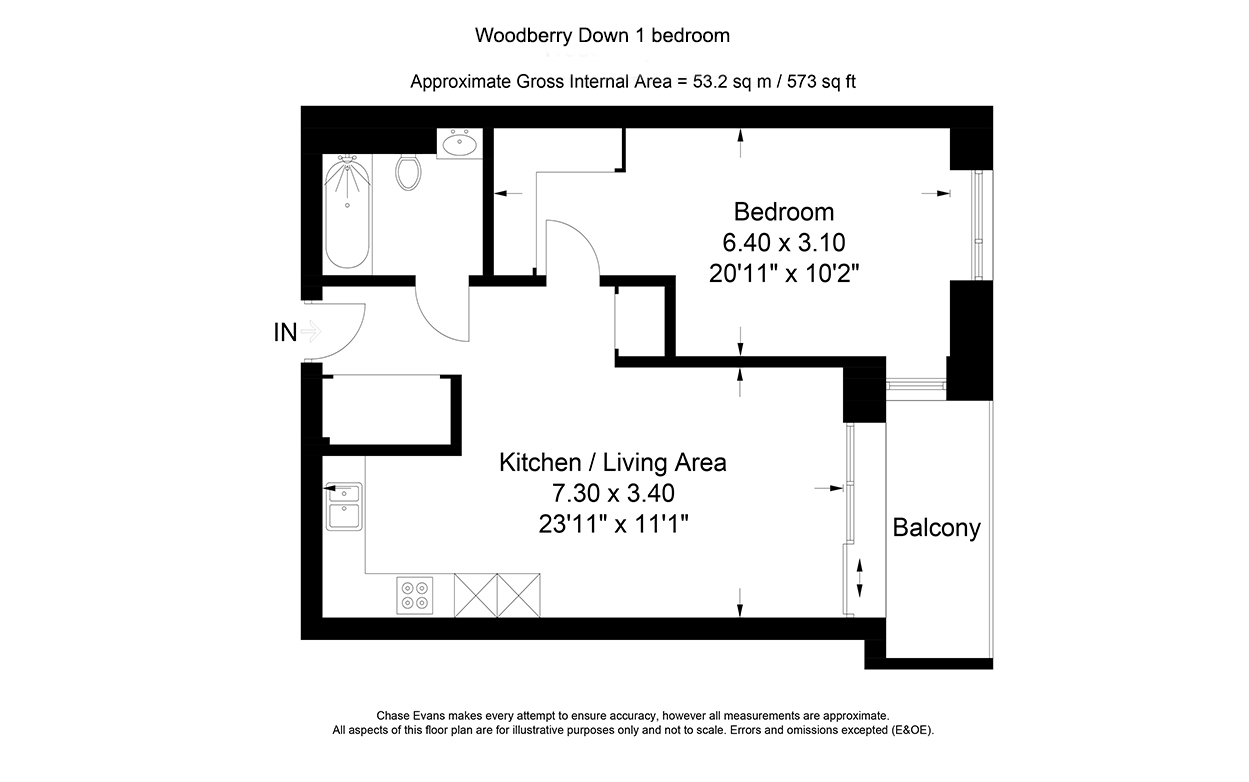 Willowbrook House, Woodberry Down floor plan