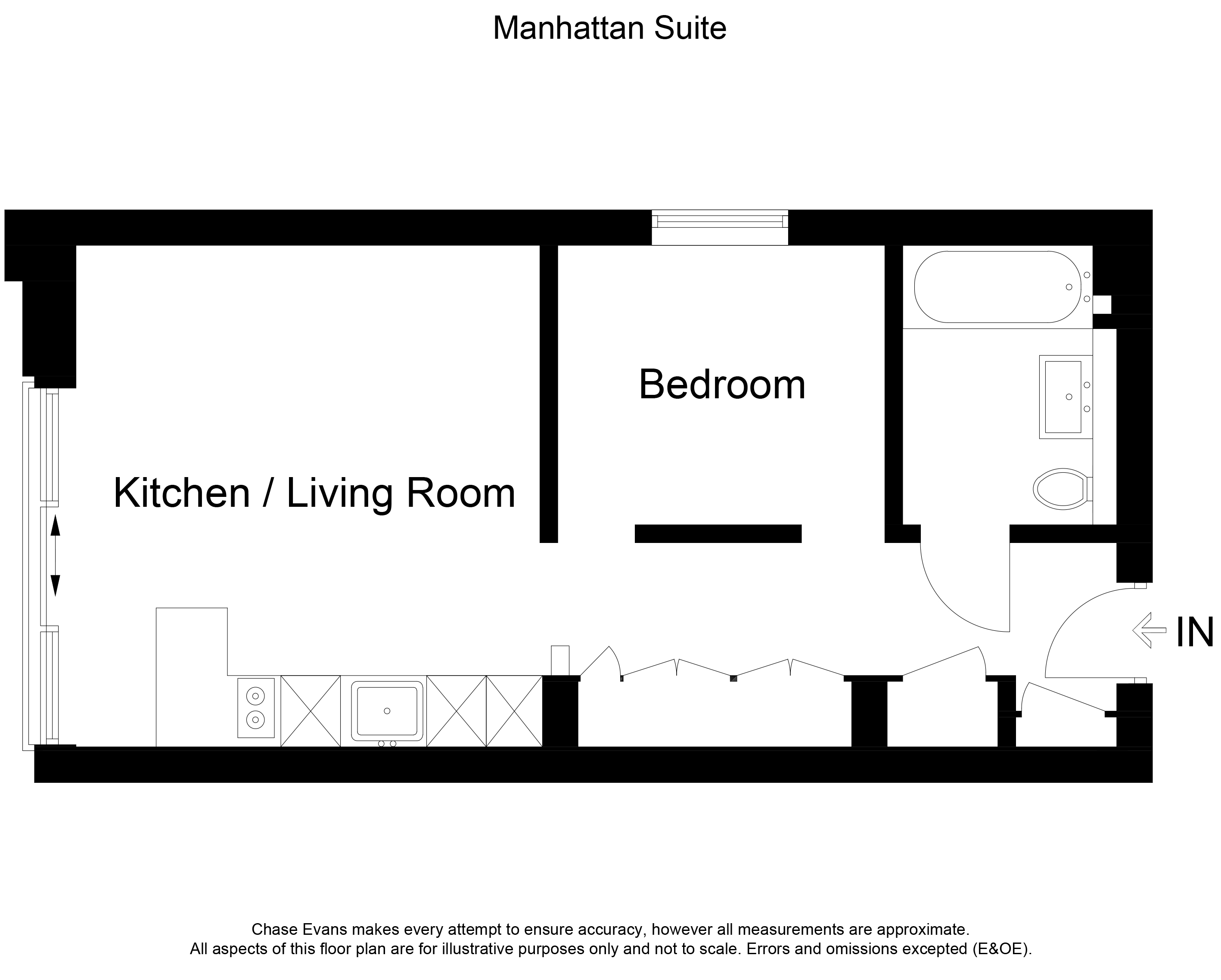 Emery Wharf suite apartment floor plan