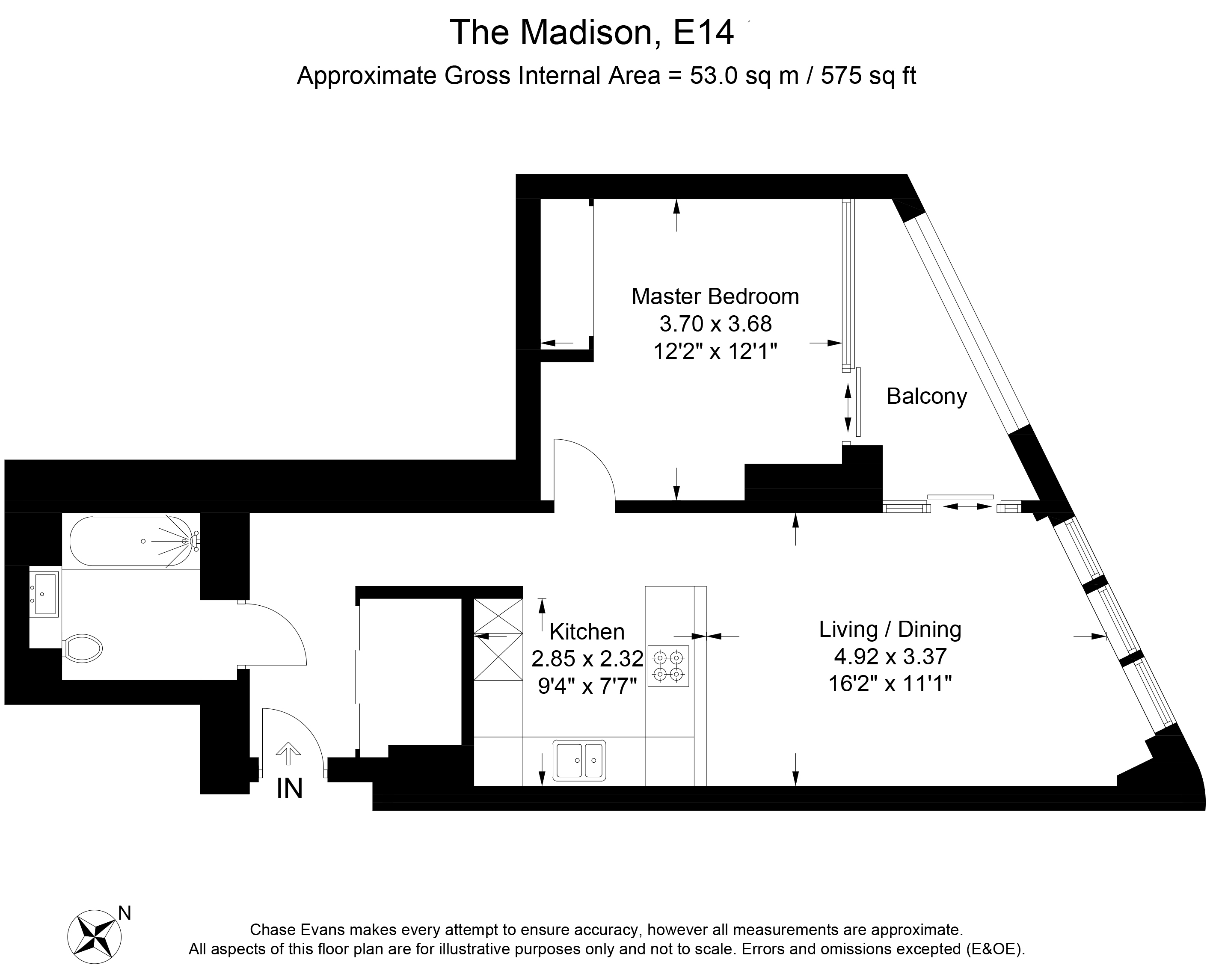 The Madison One Bedroom Apartments