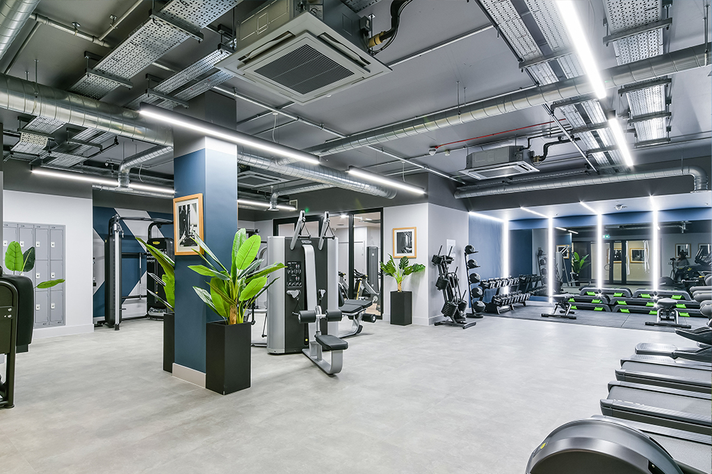 The Silk District London E1 residential lettings gym