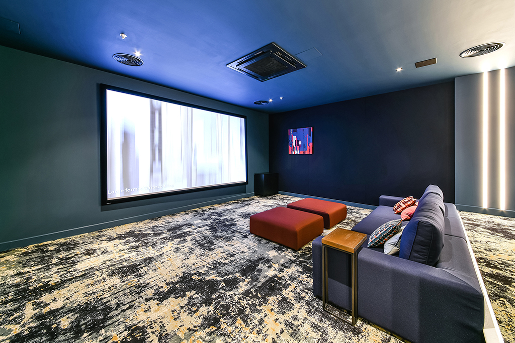 The Silk District London E1 residential lettings cinema room 